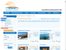 Tablet Screenshot of omis.unterkunftinkroatien.de
