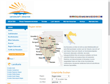 Tablet Screenshot of istrien.unterkunftinkroatien.de