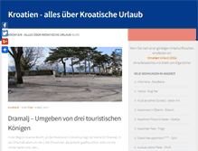Tablet Screenshot of kroatien.unterkunftinkroatien.de
