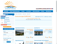 Tablet Screenshot of dubrovnik.unterkunftinkroatien.de